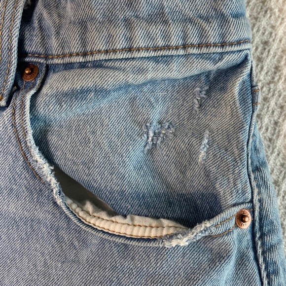 Abercrombie & Fitch the cutoff short high rise curve love size 30 (10) - Picture 9 of 13